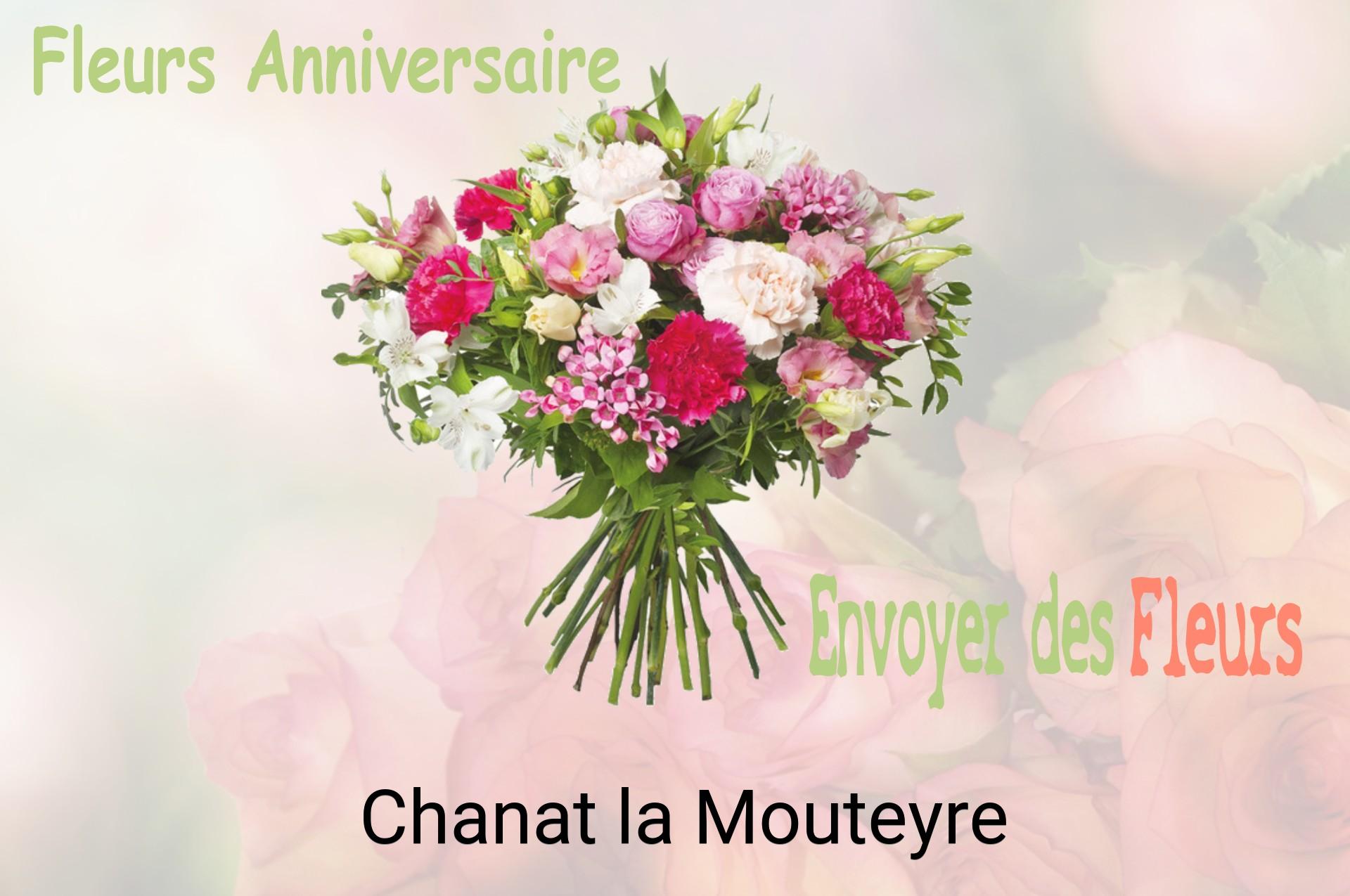 Bouquet de fleurs d’anniversaire livré à Chanat-la-Mouteyre