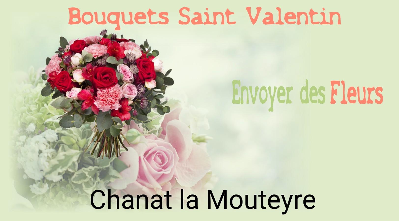 Roses de Saint-Valentin livrées à Chanat-la-Mouteyre